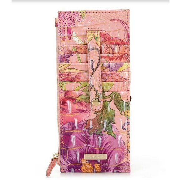 Brahmin Handbags - BRAHMIN Melbourne leather women's cardcase cardholder - Perennial / Multicolor